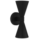 Albertine Outdoor Wall Sconce - Textured Black