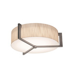 Apex Ceiling Light - Weathered Grey / Jute