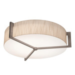 Apex Ceiling Light - Weathered Grey / Jute