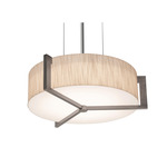 Apex Pendant - Weathered Grey / Jute