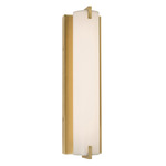 Axel Color Select Wall Sconce - Satin Brass / White