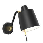 Edward Wall Sconce - Matte Black / Matte Black Metal