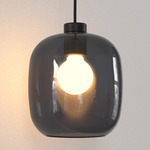 Pendant Suspension 3 - Matte Black / Dark Smoke