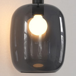 Pendant Suspension 4 - Matte Black / Dark Smoke