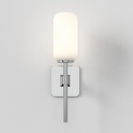 Tacoma Reed Wall Sconce - Polished Chrome / White