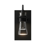 Erlenmeyer Plate Wall Sconce - Black / Clear