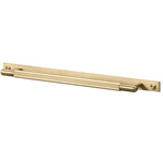 Linear Pull Bar with Plate - Brass