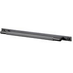 Linear Pull Bar with Plate - Gun Metal