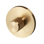 Thumbturn Lock - Cross Pattern - Brass