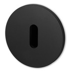 Traditional Profile Escutcheon Plate - Black