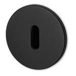Traditional Profile Escutcheon Plate - Welders Black