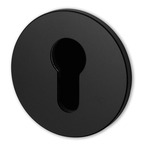 Euro Profile Escutcheon Plate - Black