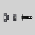 Tubular Latch for Door Handle - Gun Metal