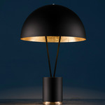 Ale BIG Table Lamp - Black / Gold Leaf