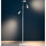 CicloItalia Flex Floor Lamp - Brass / White