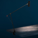 Ettorino Clamp Table Lamp - Black