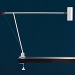 Ettorino Clamp Table Lamp - White