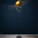 Luce dOro Floor Lamp - Iron / Gold Leaf