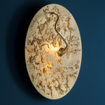 Luna Piena Wall / Ceiling Light - Gold Leaf