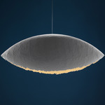 PostKrisi Pendant - Nickel / White Painted Fiberglass