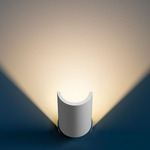 U Wall Sconce - White