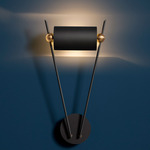 Vi Wall Sconce - Black