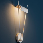 Vi Wall Sconce - White