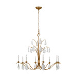 Shannon Chandelier - Antique Gild / Crystal