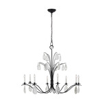 Shannon Chandelier - Aged Iron / Crystal