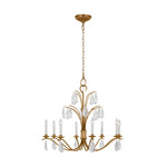 Shannon Chandelier - Antique Gild / Crystal