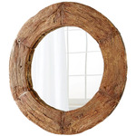 Wagon Mirror - Walnut / Mirror