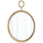 Circular Mirror - Brass / Mirror