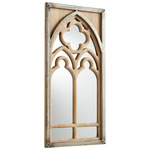 Carlita Mirror - Natural Wood / Galvanized / Mirror