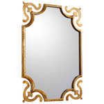 Abri Wall Mirror - Brass / Mirror