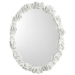 Gardenia Mirror - White / Mirror