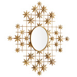 Alena Wall Mirror - Gold / Mirror
