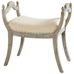 Alice Stool - Weathered Grey / Ivory