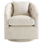 Ocassionelle Swivel Chair - Cream