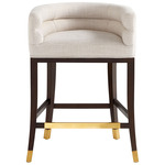 Chaparral Counter Stool - Black / Gold / Zorro Fog