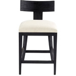 Sedia Counter Stool - Black / Ivory