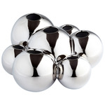 Bubbles Vase - Chrome