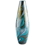 Chalcedony Vase - Blue
