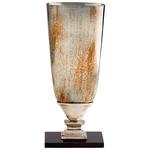 Chalice Vase - Nickel / Black