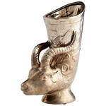 Bharal Headed Vase - Pewter