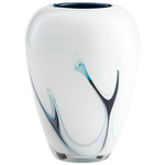 Deep Sky Vase - Blue / White
