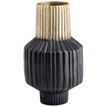 Allumage Vase - Black / Gold
