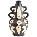 Navajo Vase - Black / White