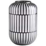 Lined Up Vase - Black