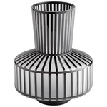 Lined Up Vase - Black