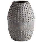 Scoria Vase - Gray